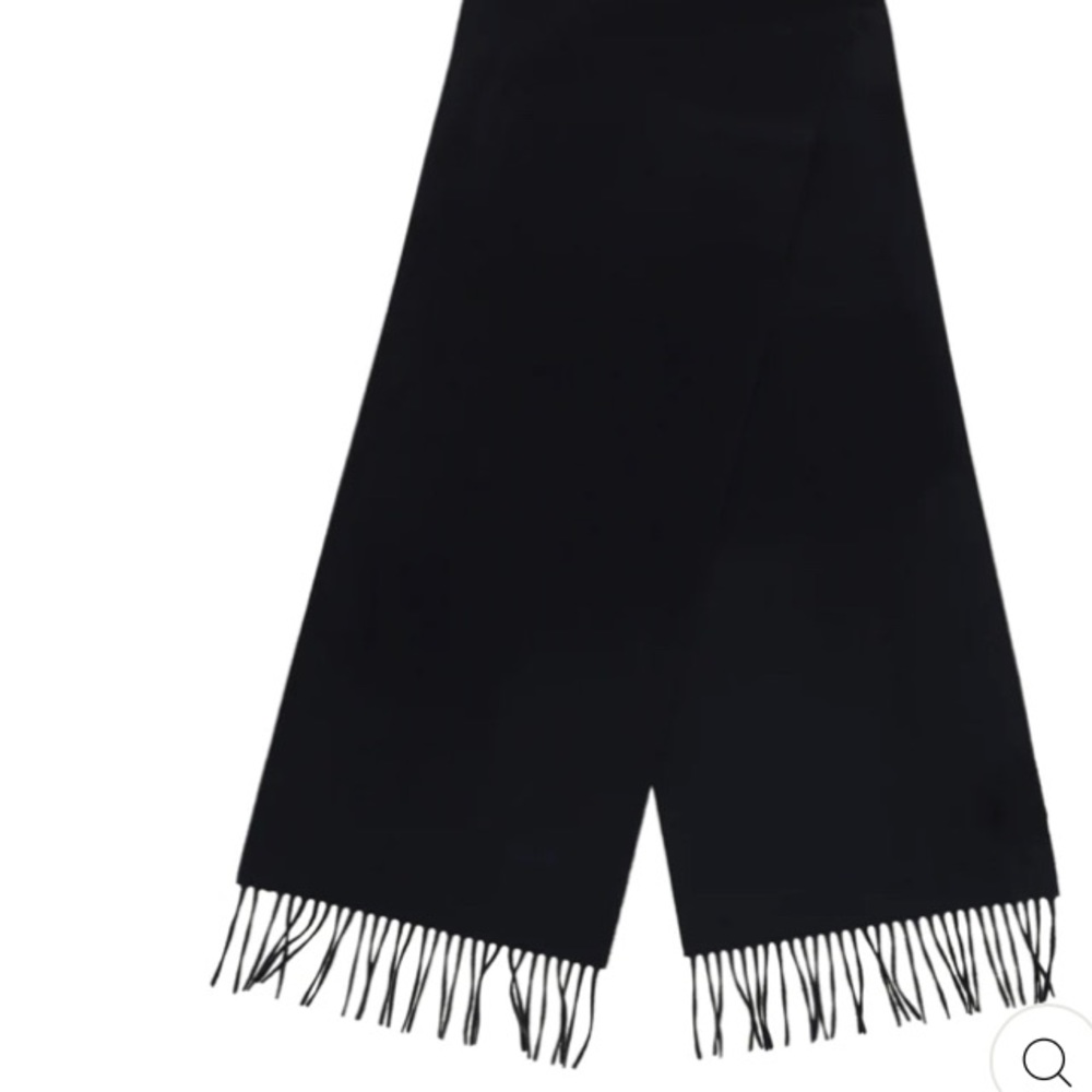 New with tag Moschino Fringe Scarf dark gray